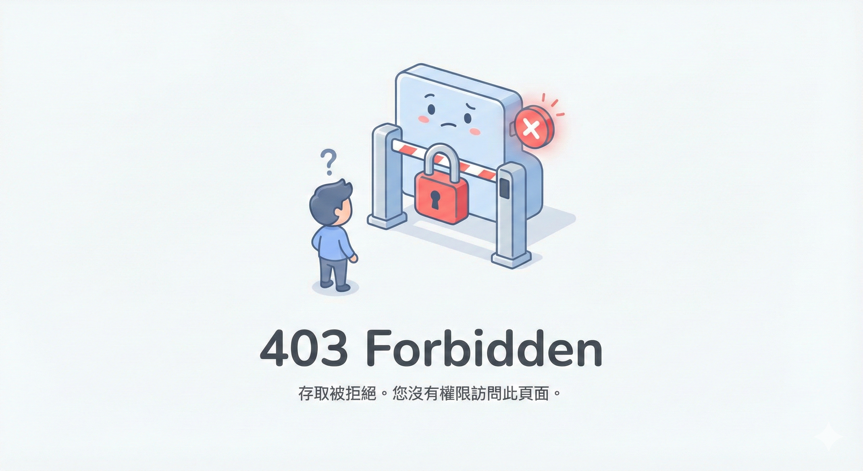 403 Forbidden 錯誤提示